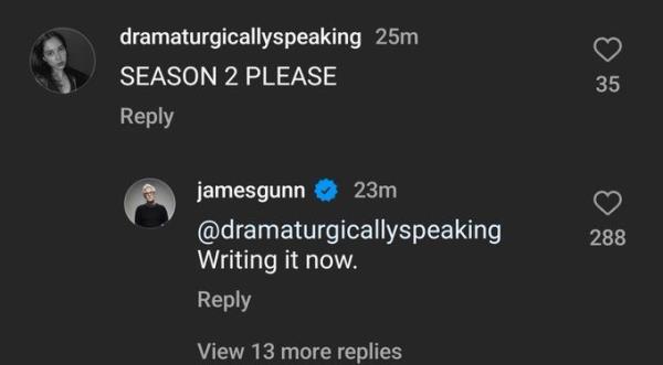 James Gunn Peacemaker Season 2